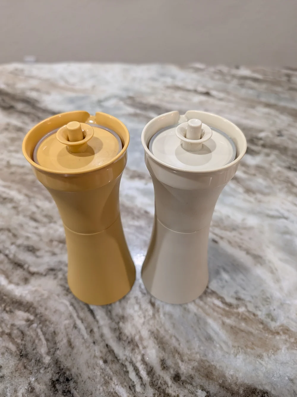 Vintage Tupperware Vinegar & Oil Cruet Salad Dressing Container Set